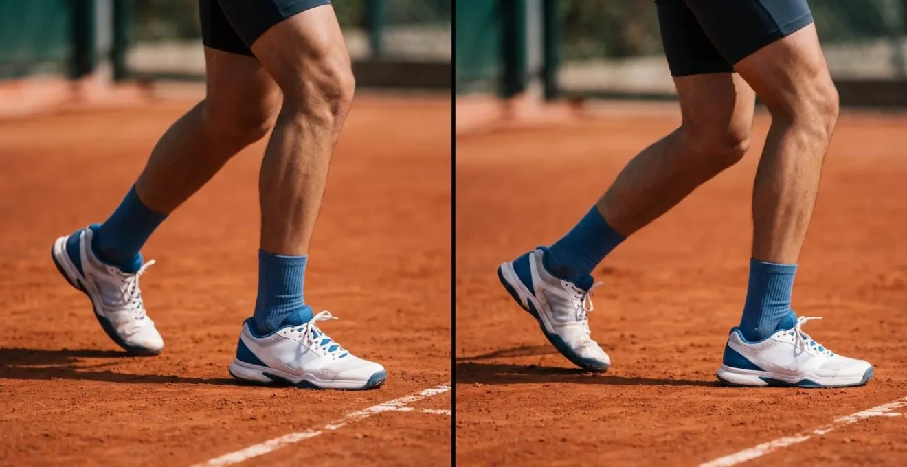Démonstration visuelle de l'erreur de recul lors de la frappe au tennis