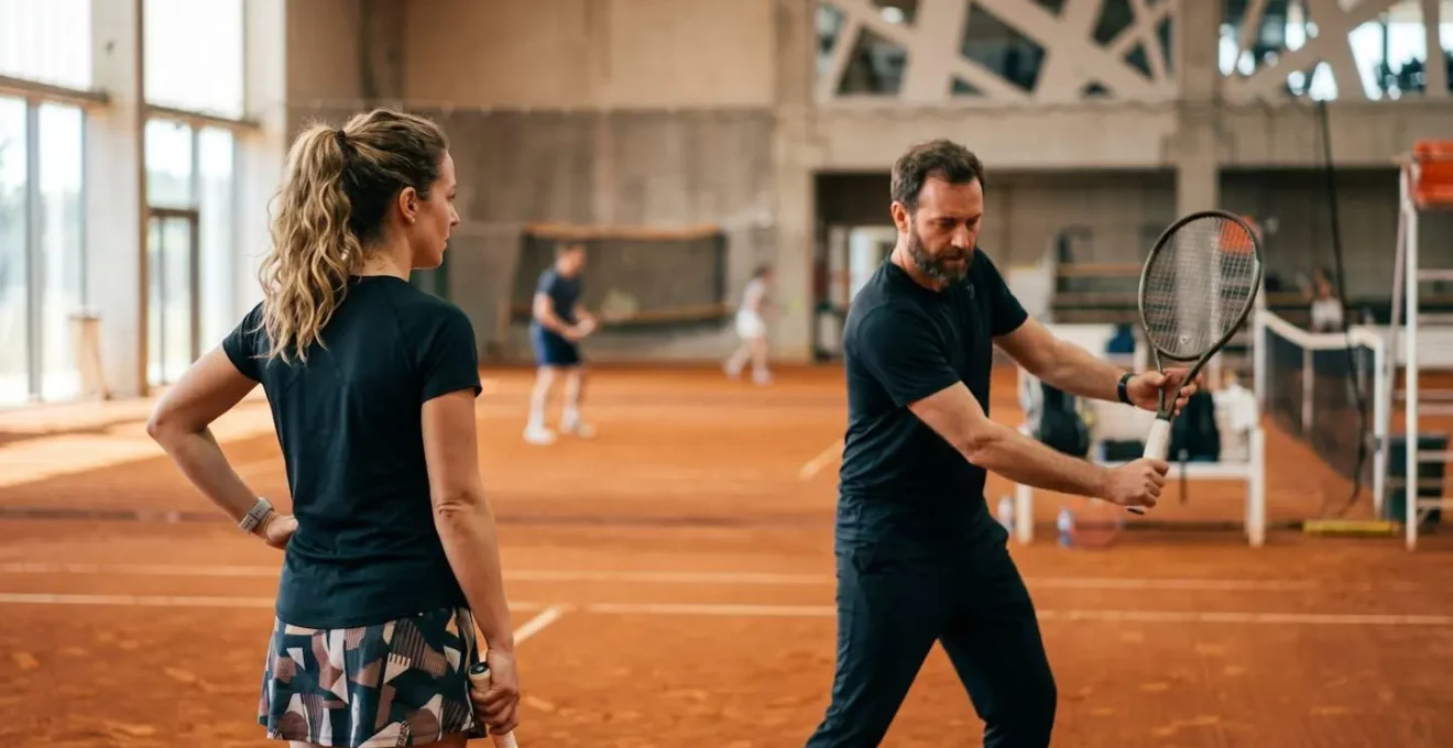 Environnement de formation professionnelle dans un centre de ligue de tennis
