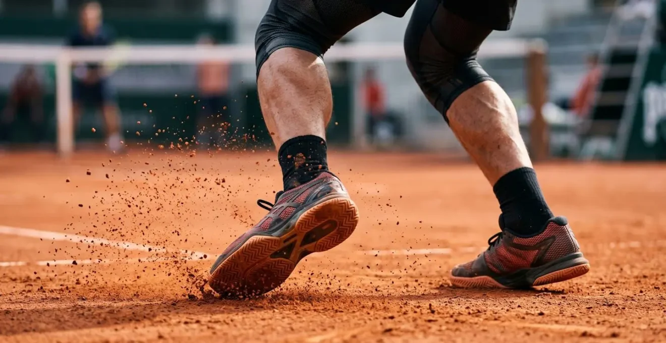 Séquence photographique du timing optimal du saut d'allègement au tennis