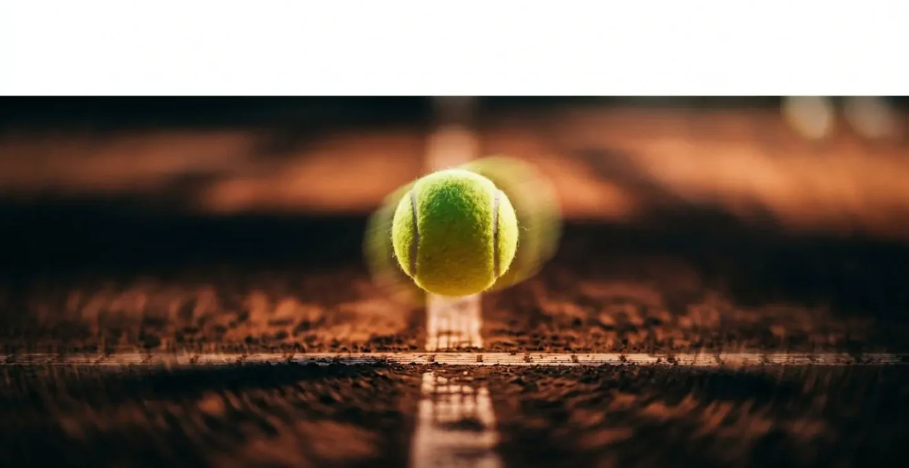 Composition symbolique evoquant l'etat de flux et la concentration totale du joueur de tennis en action